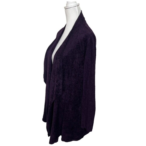 Barefoot Dreams Calypso 436 Cascade Cardigan Size S/M Women's Purple Bamboo - Picture 6 of 11